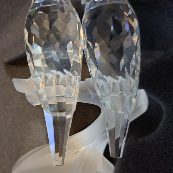 RARE 1987 Swarovski crystal Lovebirds figurine w certificate - Picture 4 of 7